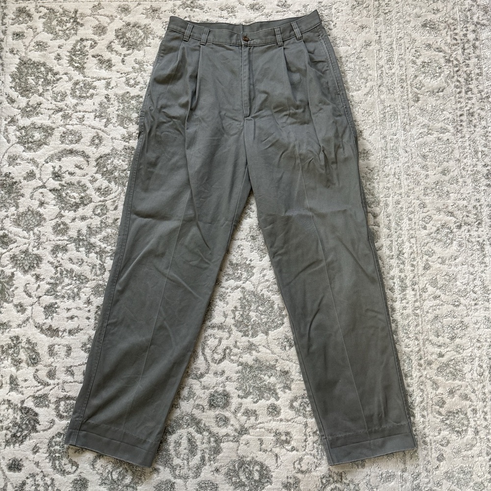 Jos. A. Bank Charcoal Green Chinos